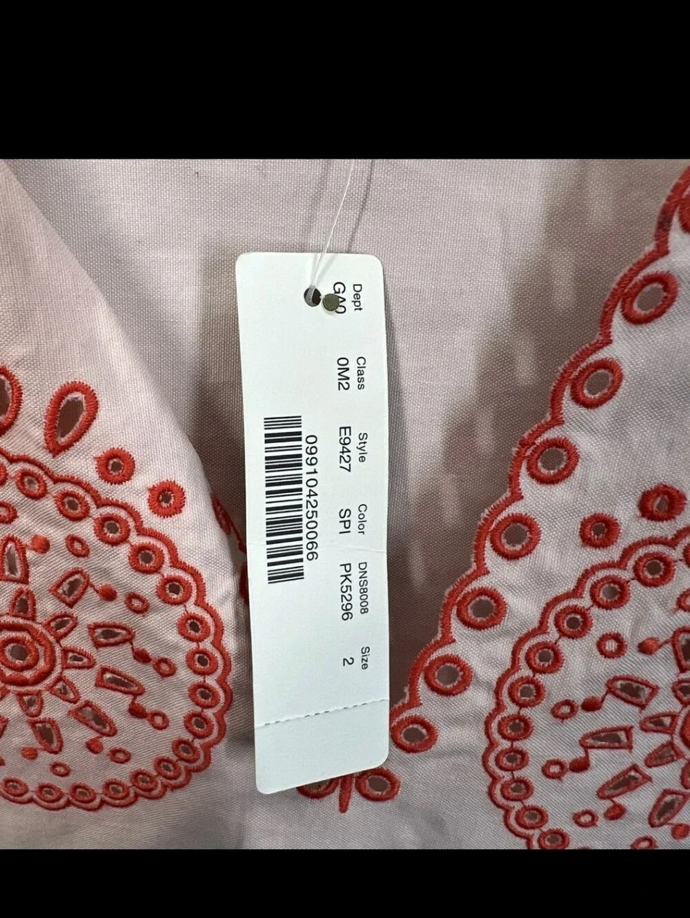J.Crew Scalloped Embroidered Top 2